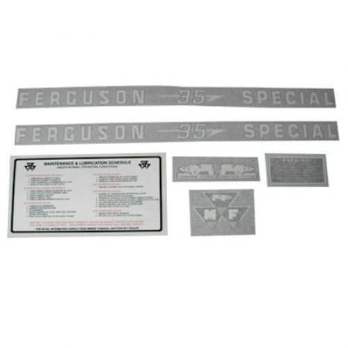 102542 | Massey Ferguson Decal Set | TO35 Special | Vinyl | Massey Ferguson TO35 |