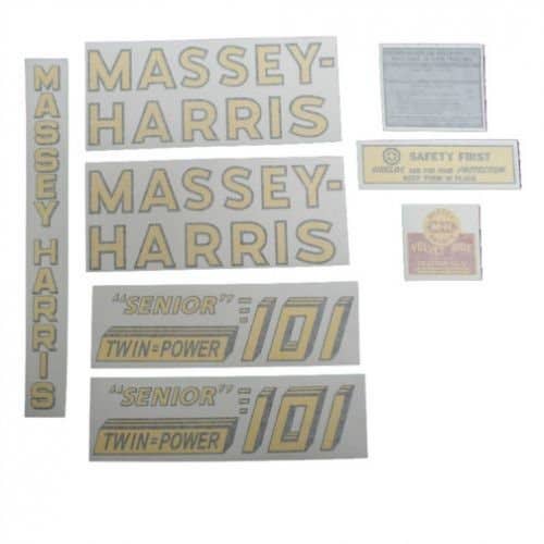 102593 | Massey Harris 101 Senior Twin Power Decal Set | Vinyl | Massey Harris 101 |