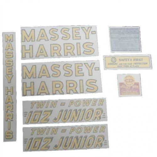 102595 | Massey Harris 102 Junior Twin Power Decal Set | Vinyl | Massey Harris 102 |