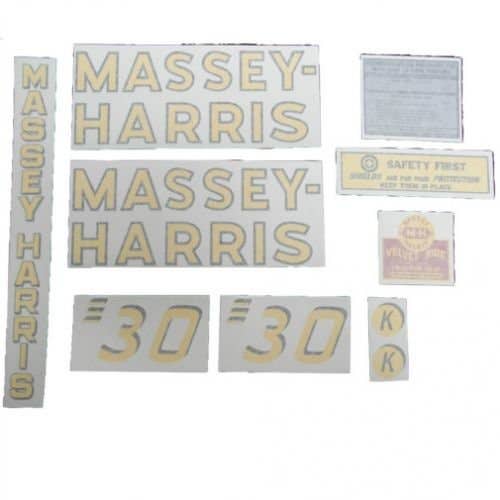 102577 | Massey Harris 30 Decal Set | Vinyl | Massey Harris 30 |