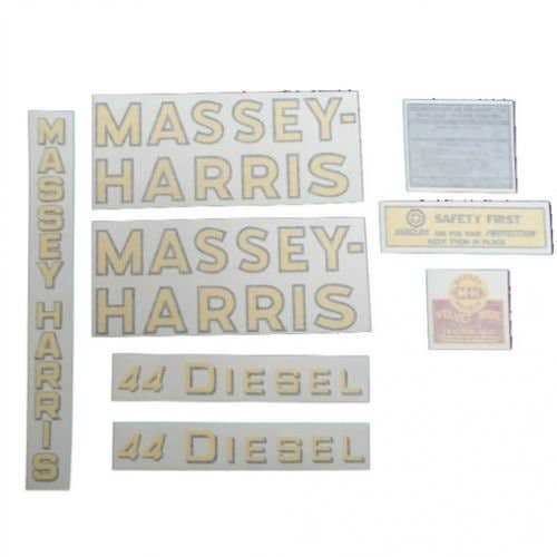 44 Diesel Decal Set Vinyl fits Massey Harris 44 44 Diesel Decal Set Vinyl fits Massey Harris 44