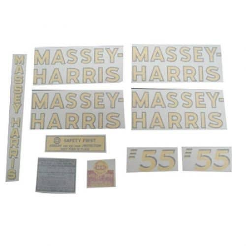 102584 | Massey Harris 55 Decal Set | Vinyl | Massey Harris 55 |