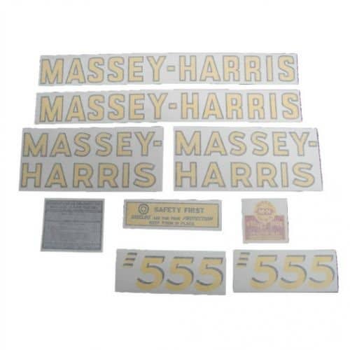 555 Decal Set Vinyl fits Massey Harris 555 555 Decal Set Vinyl fits Massey Harris 555
