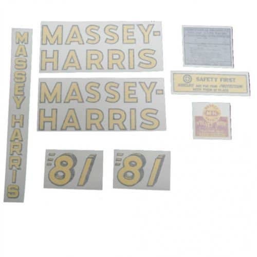 102585 | Massey Harris 81 Decal Set | Vinyl | Massey Harris 81 |