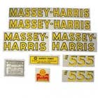 102643 | Massey Harris Decal Set | 555 | Mylar | Massey Harris 555 |