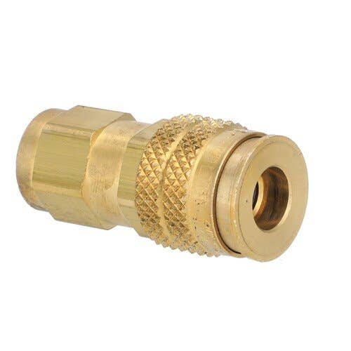 157267 | Milton Air Tool Coupler – Female Body | 3-Way | "A | M & T" Style | 1/4" FNTP |