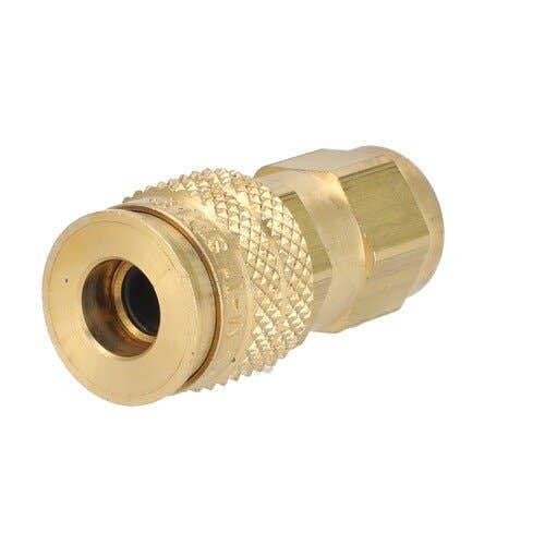 157267 | Milton Air Tool Coupler – Female Body | 3-Way | "A | M & T" Style | 1/4" FNTP |