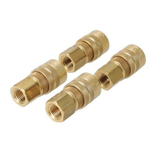 157264 | Milton Air Tool Coupler – Female Body | M-Style | 1/4" FNTP 4-pack |