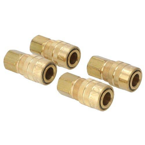 157264 | Milton Air Tool Coupler – Female Body | M-Style | 1/4" FNTP 4-pack |