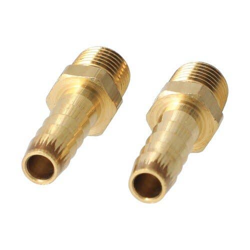 157278 | Milton Air Tool End Fitting - 5/16" ID Hose | 1/4" MNTP | 2-pk |
