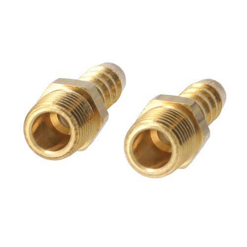 157278 | Milton Air Tool End Fitting - 5/16" ID Hose | 1/4" MNTP | 2-pk |