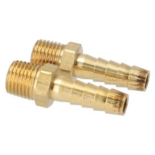 157278 | Milton Air Tool End Fitting - 5/16" ID Hose | 1/4" MNTP | 2-pk |
