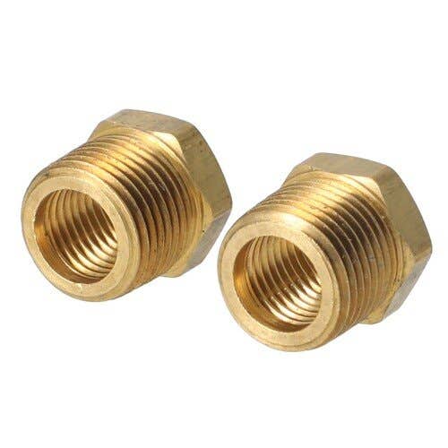 157292 | Milton Air Tool Fitting - Reducer Bushing | 3/8" MNTP x 1/4" FNTP |