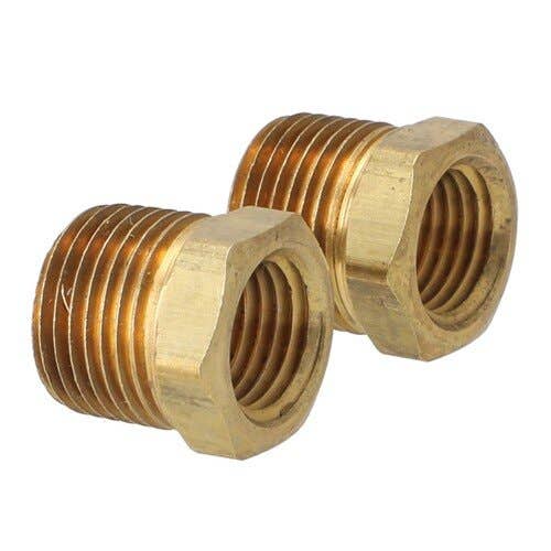 157292 | Milton Air Tool Fitting - Reducer Bushing | 3/8" MNTP x 1/4" FNTP |
