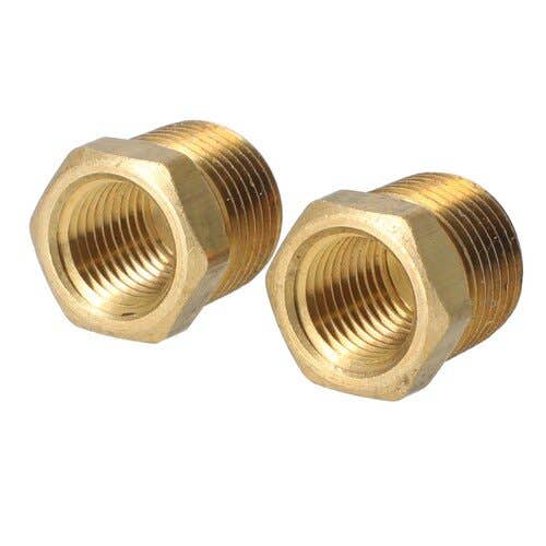 157292 | Milton Air Tool Fitting - Reducer Bushing | 3/8" MNTP x 1/4" FNTP |
