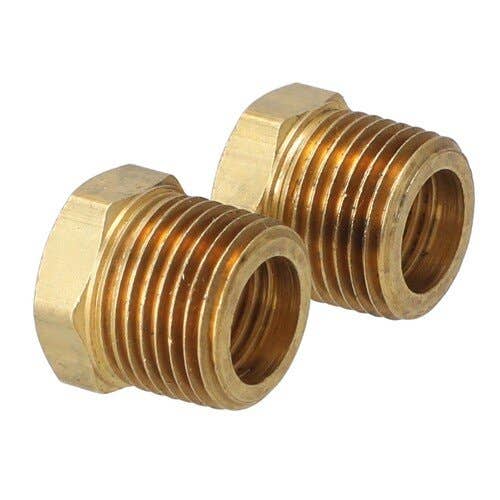 157292 | Milton Air Tool Fitting - Reducer Bushing | 3/8" MNTP x 1/4" FNTP |