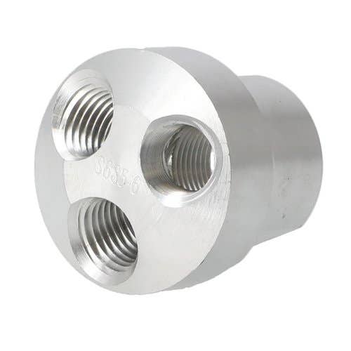 157295 | Milton Air Tool Fitting - Three in One | Hose Manifold | 3/8" FNTP |