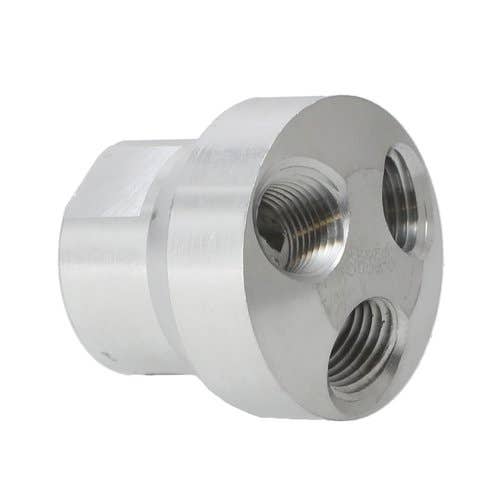 157295 | Milton Air Tool Fitting - Three in One | Hose Manifold | 3/8" FNTP |