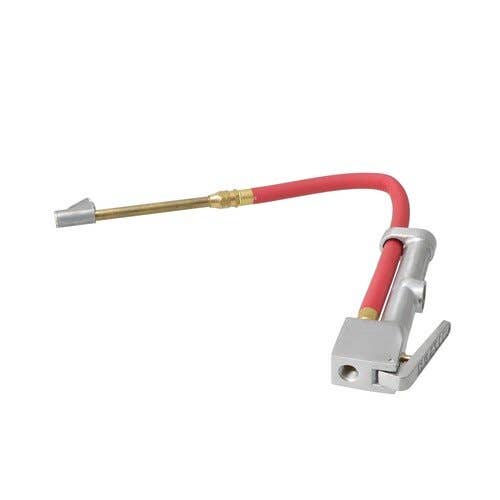 157301 | Milton Air Tool Inflator Gauge - Straight Foot | Dual Head | w/ 15" Hose |