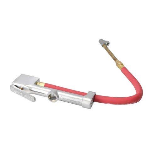 157301 | Milton Air Tool Inflator Gauge - Straight Foot | Dual Head | w/ 15" Hose |