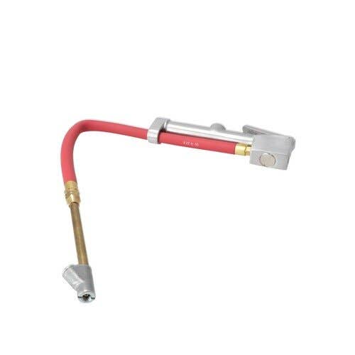 157301 | Milton Air Tool Inflator Gauge - Straight Foot | Dual Head | w/ 15" Hose |