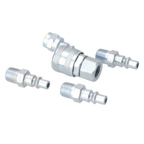 157328 | Milton Air Tool Plug & Coupler Kit - 5 Piece | A-Style | 1/4" NPT |