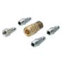 157329 | Milton Air Tool Plug & Coupler Kit - 5 Piece | M-Style | 1/4" NPT | 157329 | Milton Air Tool Plug & Coupler Kit - 5 Piece | M-Style | 1/4" NPT |