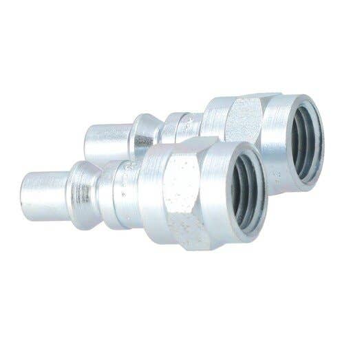157312 | Milton Air Tool Plug - Female | A-Style | 1/4" FNTP | 2-pk |