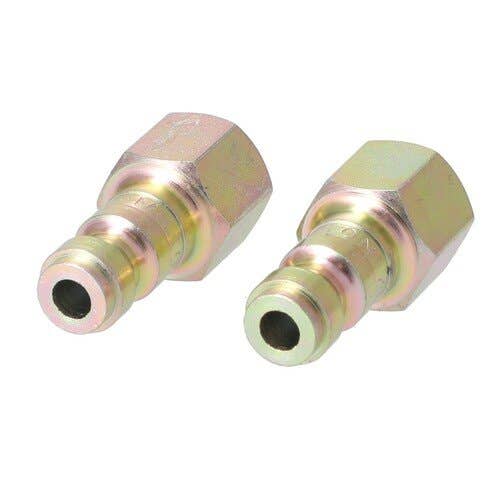 157318 | Milton Air Tool Plug - Female | T-Style | 1/4" FNTP | 2-pk |