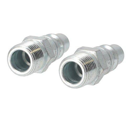 157321 | Milton Air Tool Plug - Male | H-Style | 3/8" MNTP | 2-pk |