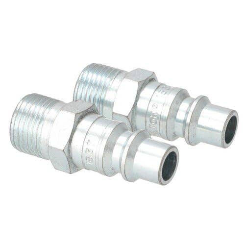 157321 | Milton Air Tool Plug - Male | H-Style | 3/8" MNTP | 2-pk |