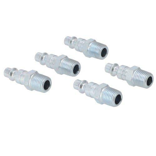157322 | Milton Air Tool Plug - Male | M-Style | 1/4" | 5-pk |