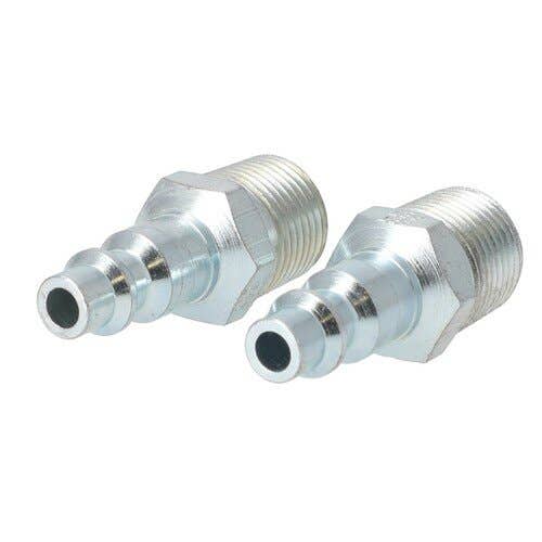 157323 | Milton Air Tool Plug - Male | M-Style | 3/8" MNTP | 2-pk |