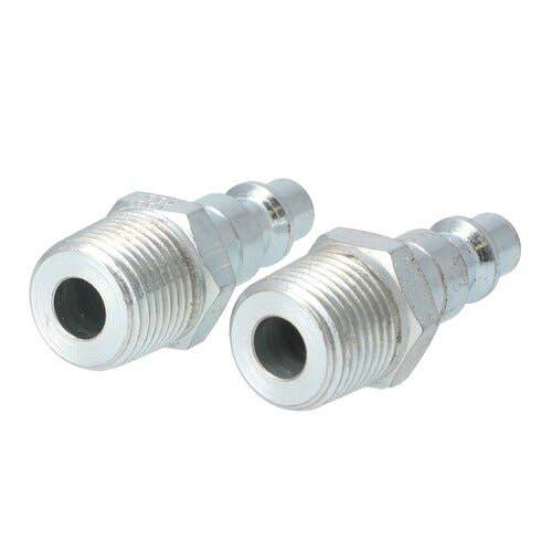 157323 | Milton Air Tool Plug - Male | M-Style | 3/8" MNTP | 2-pk |