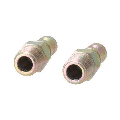 157325 | Milton Air Tool Plug - Male | T-Style | 1/4" MNTP |  2-pk |
