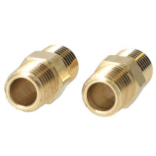 157288 | Milton Fitting - Hex Nipple | 1/4" MNPT | 2-pk |