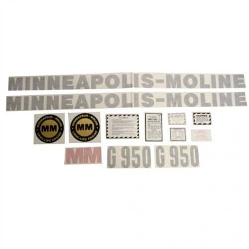 102767 | Minneapolis Moline Decal Set | G950 | Vinyl | Minneapolis Moline G950 |