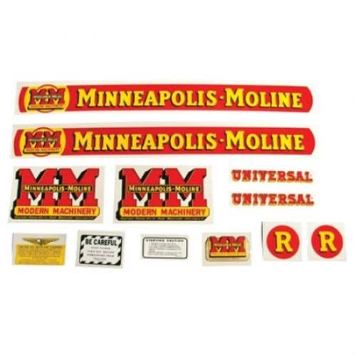 102774 | Minneapolis Moline Decal Set | R | Mylar | Minneapolis Moline R |