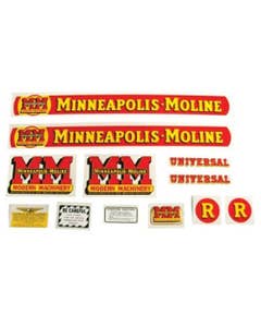 102774 | Minneapolis Moline Decal Set | R | Mylar | Minneapolis Moline R |