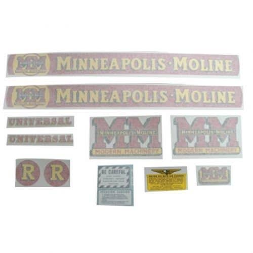 102721 | Minneapolis Moline Decal Set R | Vinyl | Minneapolis Moline R |