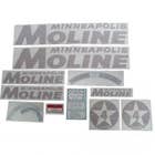 102740 | Minneapolis Moline Decal Set | Super 4 Star | Red | Vinyl | Minneapolis Moline Super 4 Star |