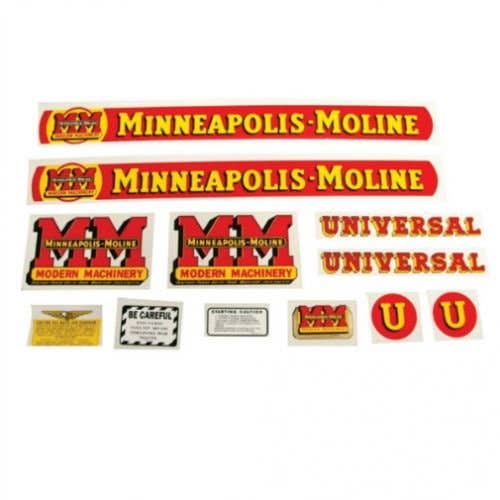 102775 | Minneapolis Moline Decal Set | U | Mylar | Minneapolis Moline U |