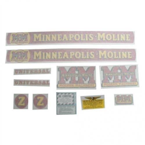 102726 | Minneapolis Moline Decal Set | Z | Vinyl | Minneapolis Moline Z |