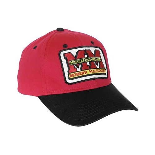 Minneapolis Moline Red and Black Hat fits Workwear Hats Minneapolis Moline Red and Black Hat fits Workwear Hats