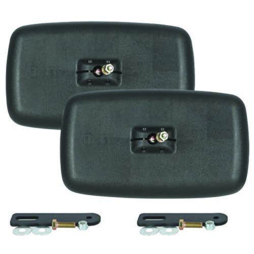 123103 | Mirror Assembly with Brackets - 2 Mirrors | John Deere 200CX 210 210 300 300 300X 410 420 420 430 430 460 | New Holland 240TL 250TL 260TL 270TL |