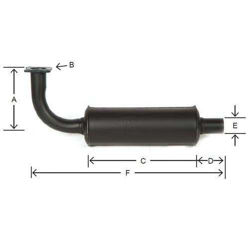 114841 | Muffler - Black | John Deere 850 850 950 950 1050 1050 |  | M802472