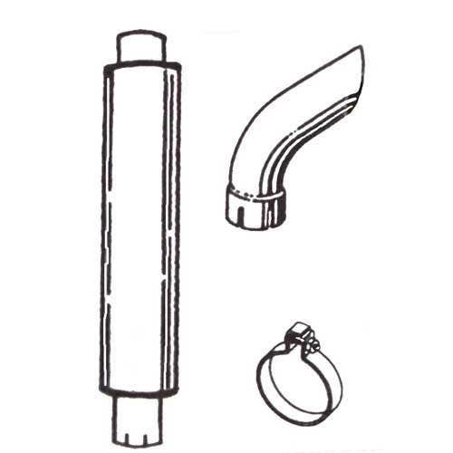 114765 | Muffler Kit | Case 1470 |  | T39189 | T51489