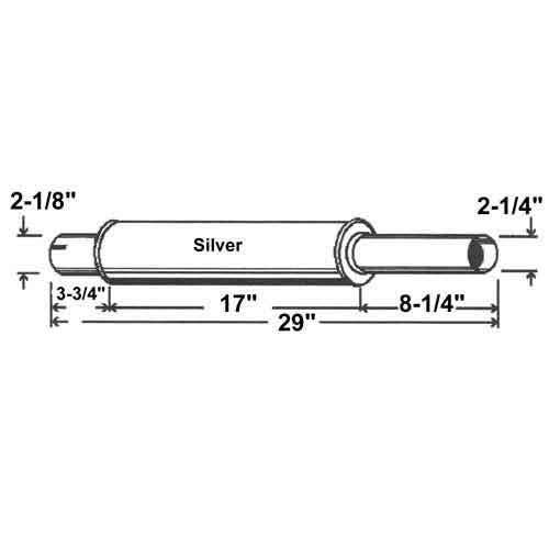100270 | Muffler | Case 600B 610B 611B |  | G45727 | CA-10