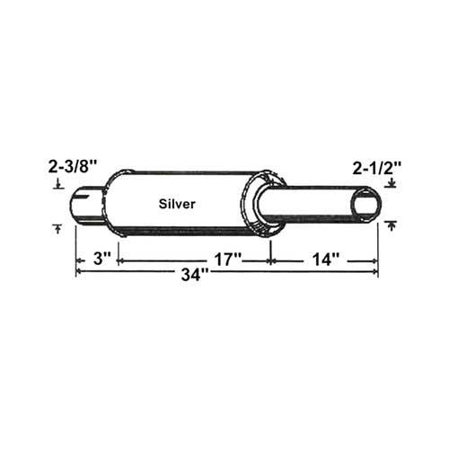 100810 | Muffler | International | Farmall | IH 706 |  | 384346R91 | 403551R1