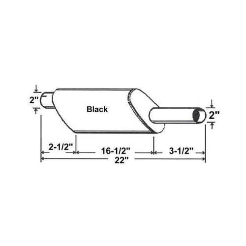 101173 | Muffler | John Deere 330 420 420 430 430 440 440 |  | AM3246T
